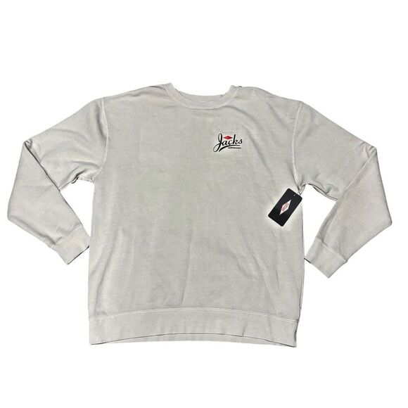 jacks surfboards hoodie TRENTON PIGMENT CREWNECK SWEATSHIRT - PIGMENT SAGE XL - Picture 1 of 6